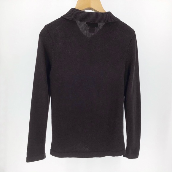 Variations Brown Cardigan with Rhinestones, Small - Picture 11 of 16